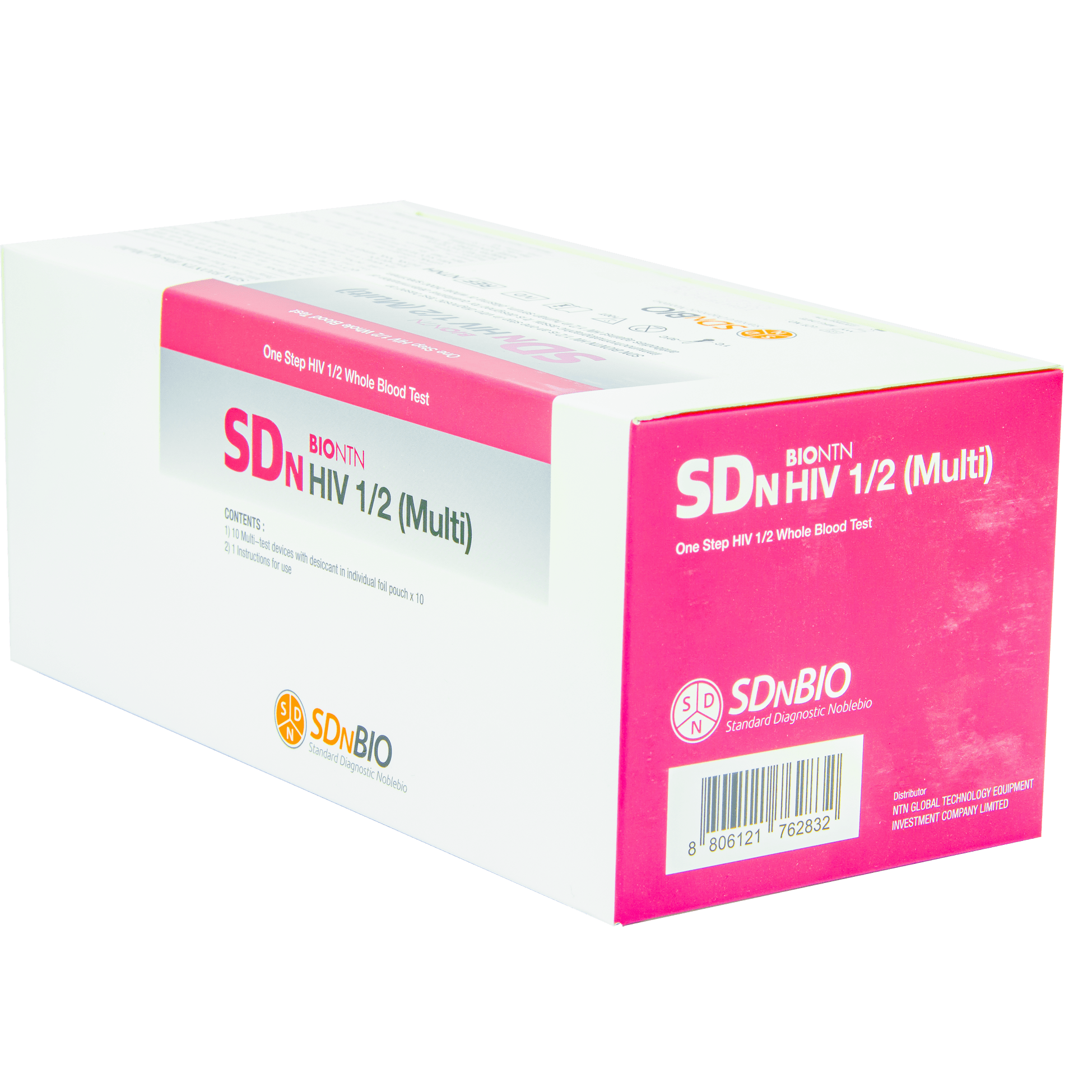 HIV SDN BioNTN HIV ½ (Multi) (Định tính Xét nghiệm Virus gây suy giảm miễn dịch ở người (HIV)